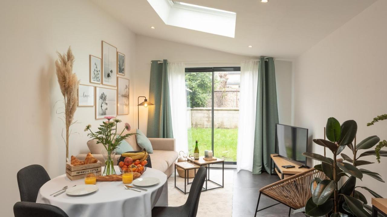 Le Nid Douillet : Superbe Appartement + Jardin Privatif Rouen Buitenkant foto