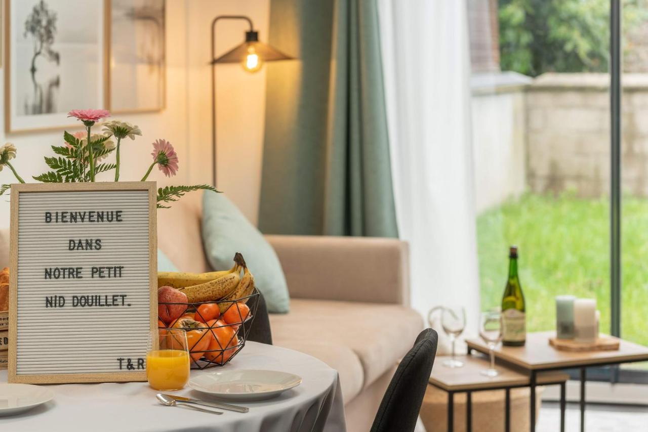 Le Nid Douillet : Superbe Appartement + Jardin Privatif Rouen Buitenkant foto